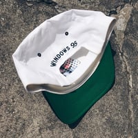 Image 2 of Original 1995 Promo Microsoft Windows 95’ Snapback Hat.