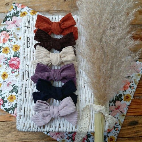 Image of Corduroy Hand Tied Bows