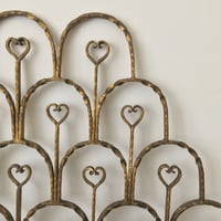 Image 2 of Decorative Headboard with Heart-Shaped Details