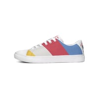 Image 3 of NEW UNISEX LOW TOP LEATHER MULTI COLOR SNEAKER