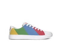 Image 4 of NEW UNISEX LOW TOP LEATHER MULTI COLOR SNEAKER