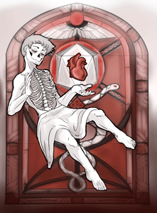 Image of Asclepius syn Thanatos Print 