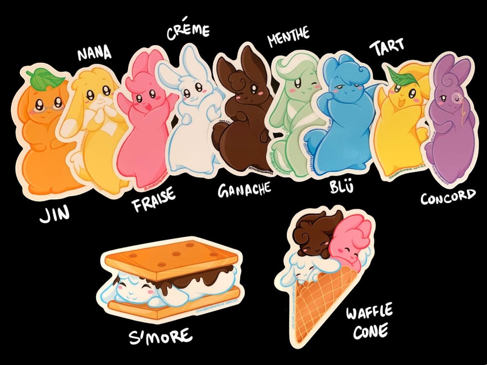 Chubbeh Bunneh Stickers
