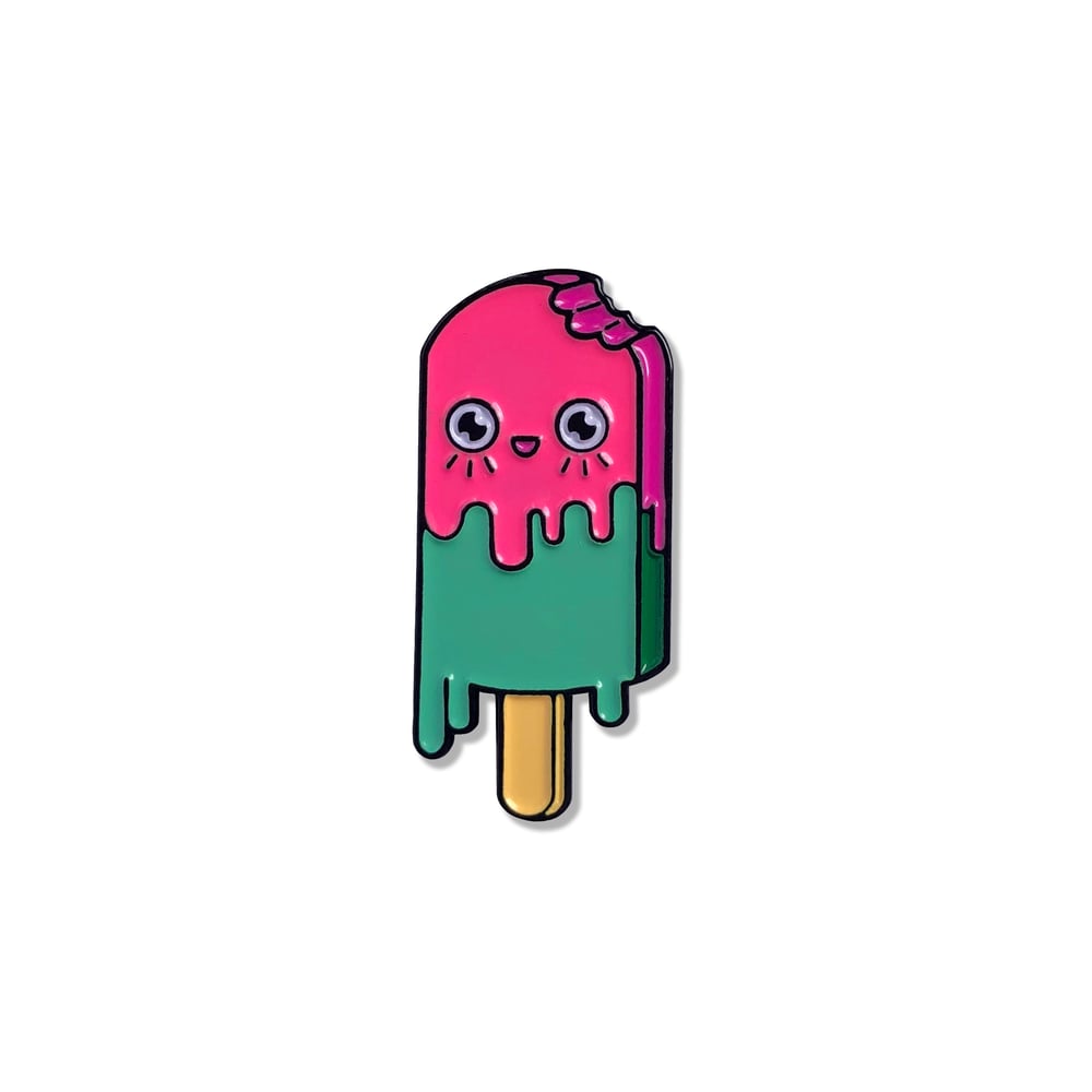 Image of Kawaii popsicle enamel pin