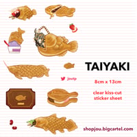 Image 5 of Taiyaki Clear Sticker Sheet