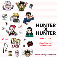 Image 5 of Hunter x Hunter Clear Sticker Sheet