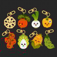 [PREORDER] Produce Frosted Acrylic Charms