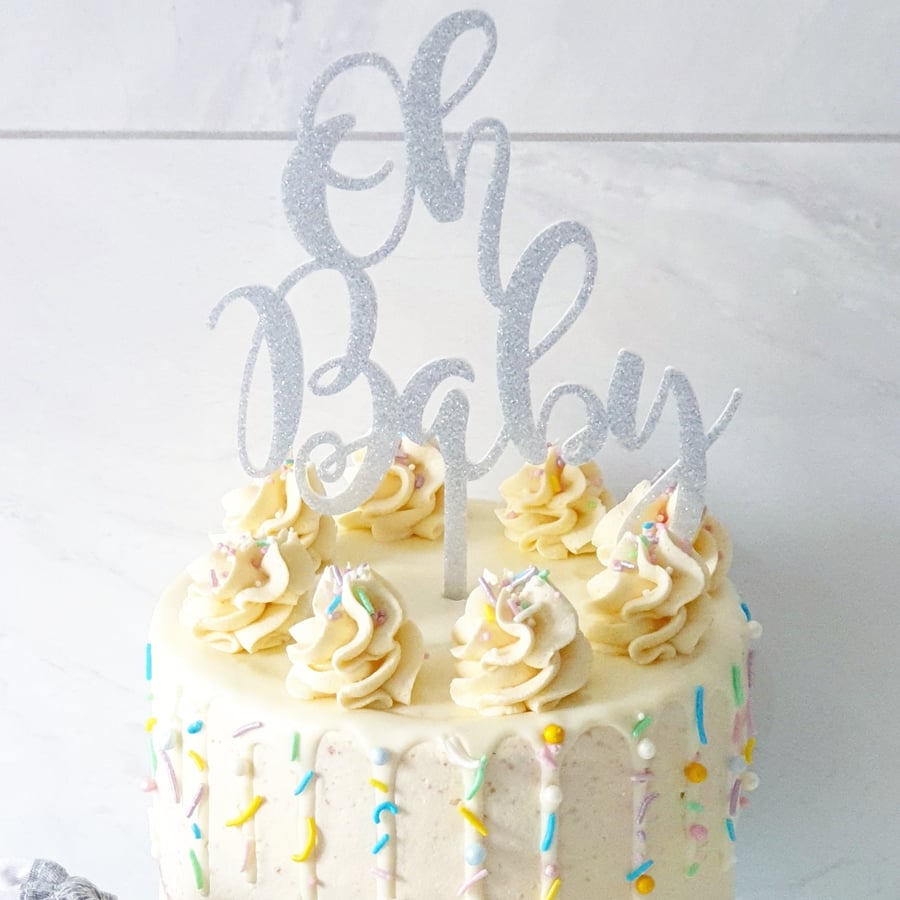 Image of Oh Baby Cake Topper