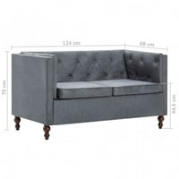 Sofa de dos piezas