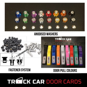 Image of Citreon Saxo VTR/VTS / Peuguot 106 REARS - Track Car Door Cards