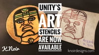 Image 1 of Unity’s  Stencil (Olmec) Black History 