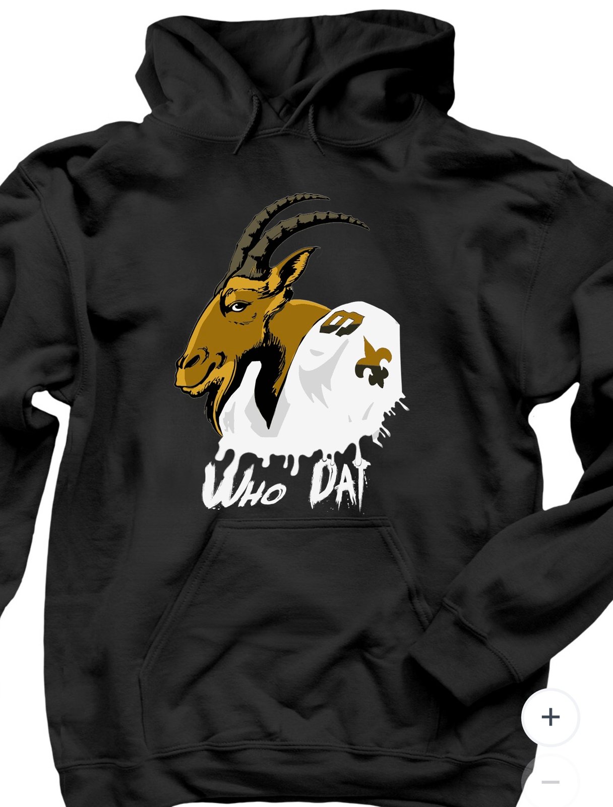 drew brees goat hoodie