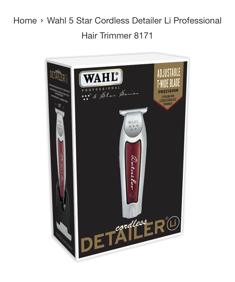 wahl detailer cover