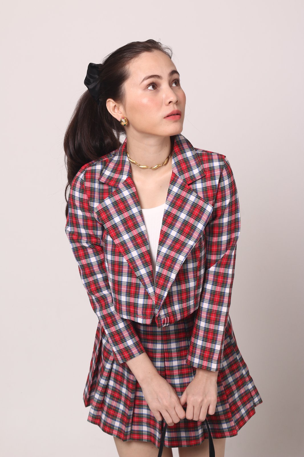 clueless red plaid outfit