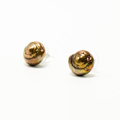 Image of Copper Specimen Stud Earrings