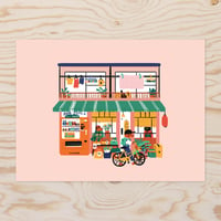 Image 1 of Print - Japanese neighborhood