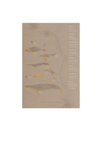 Image 1 of North Pacific Whale Migration Letterpress Poster