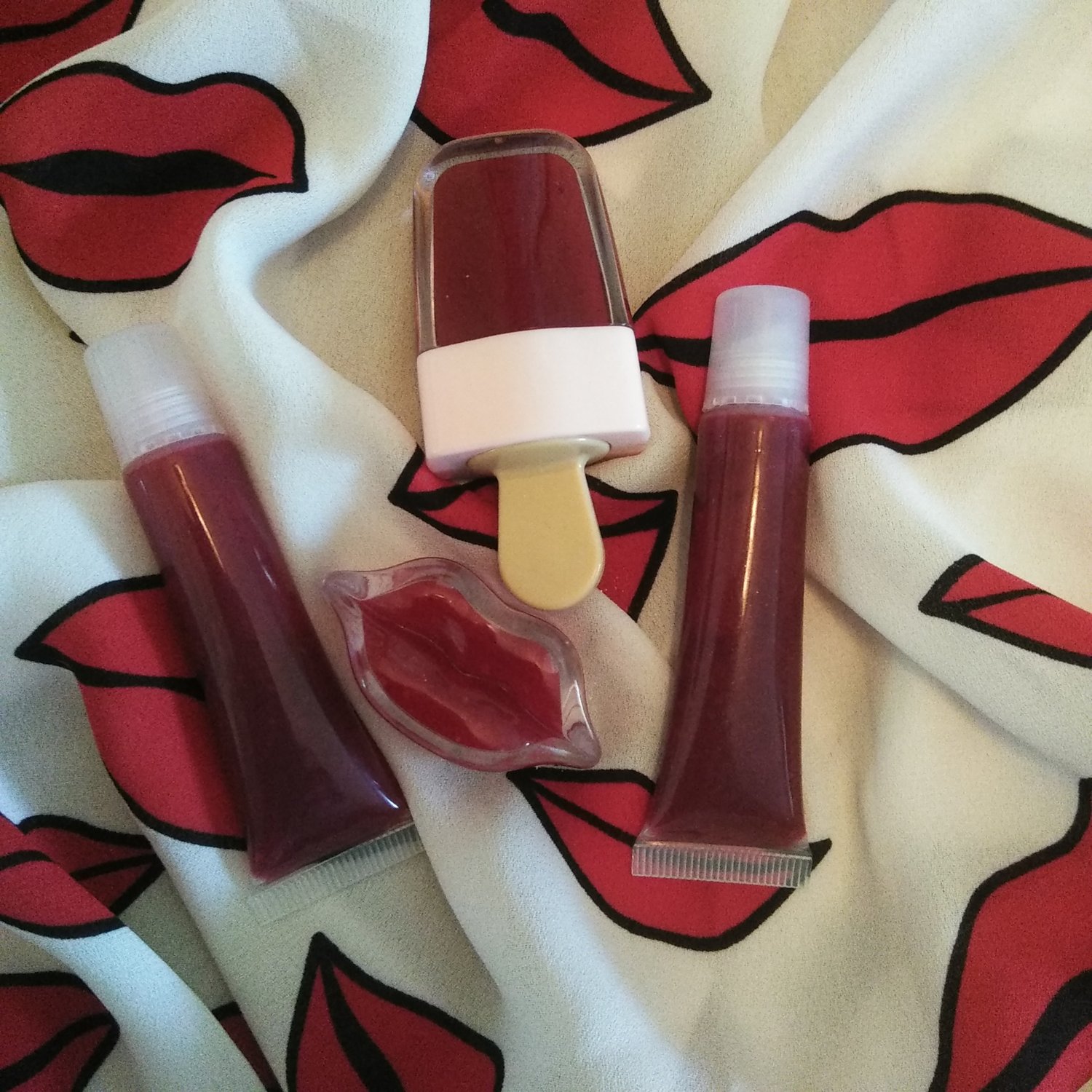 Image of Caprazetti Cosmetics Love Songs Red Lip Gloss Bundle