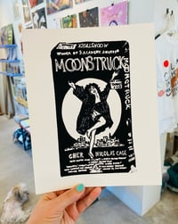 Image 3 of Moonstruck VHS tape drawing