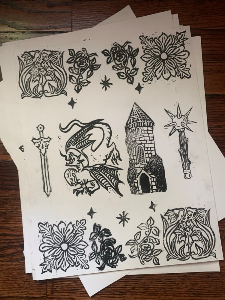 Image of Weapons in the Garden Print