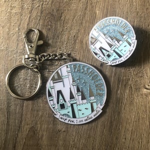 Image of East Coast AP Castle Keychain or Pin