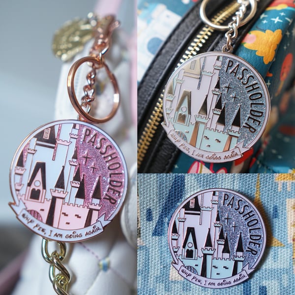 Image of East Coast AP Castle Keychain or Pin