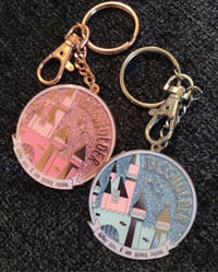 Image 4 of West coast AP Castle Pin or Keychain 