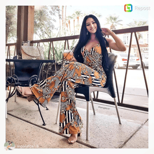Image of Venice Print Jumpsuit 