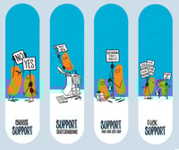 Image 2 of SUPPORT skateboard deck