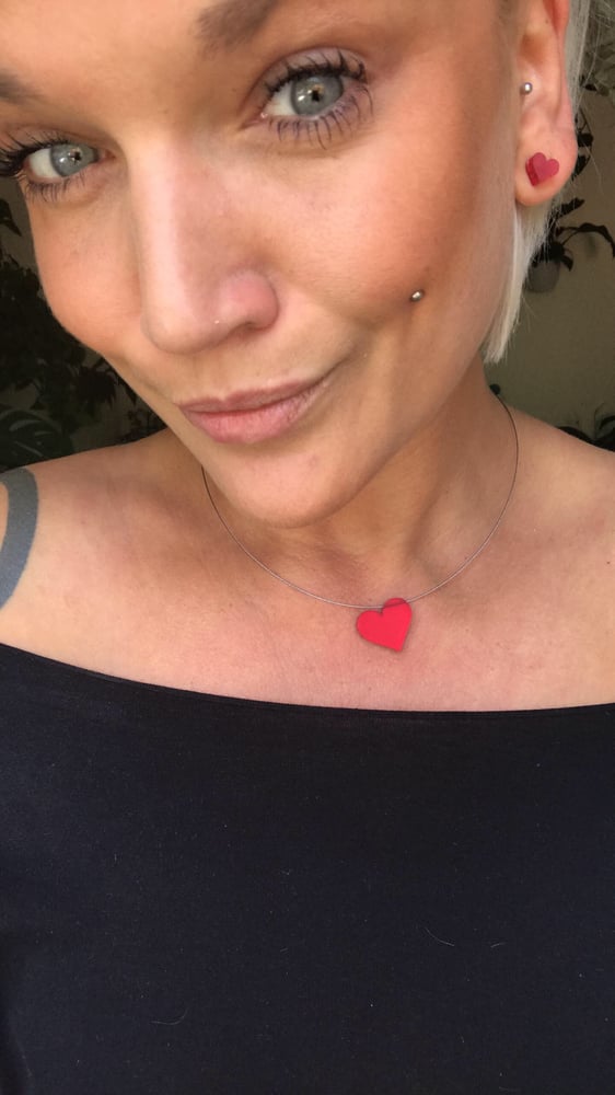 Image of Náhrdelník Srdíčko na lanku
