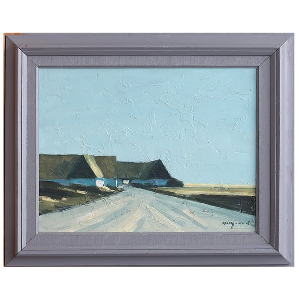 Image of Landscape Painting, 'Road to Skåne,' Bengt Hillgrund