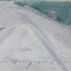 Image of Landscape Painting, 'Road to Skånegård,' Bengt Hillgrund