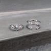 Celeste Blanc Ring Set