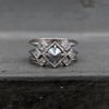 Celeste Blanc Ring Set