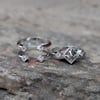 Celeste Blanc Ring Set