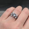 Celeste Blanc Ring Set