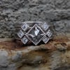 Celeste Blanc Ring Set
