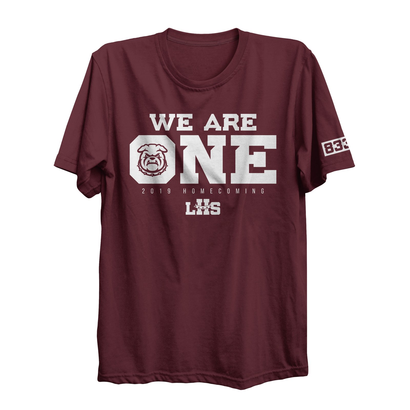 LHS WE ARE ONE HC19 (MAROON) | LHS BULLDOG SHOP