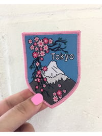 Tokyo Iron on Travel Patch