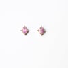 Art Deco Pink Sapphire Earring
