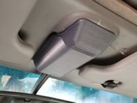 Image 1 of Honda CRX / EF Civic SI Seatbelt Warning Base / Rear View Mirror Cover Trim (Blanking Version)