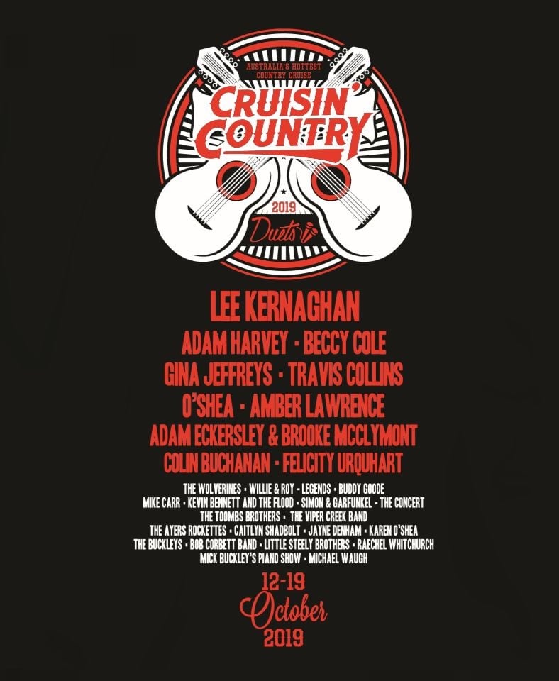 Image of Limited Edition Cruisin' Country 2019 T-Shirt - Black