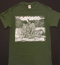 Image 1 of Carcass " Flesh Ripping Sonic Torment " Green T shirt