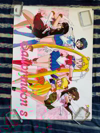 Image 2 of Original 90s Sailor Moon Poster 1