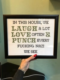 Punch every fucking nazi (green) 