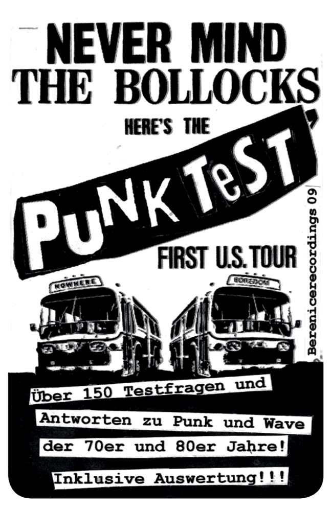 Image of Never Mind the Bollocks, Here's the Punk Test!