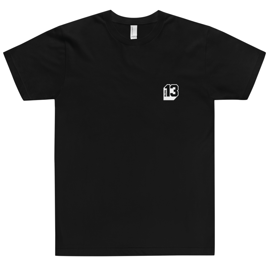 Image of Men's Bldg.13 Logo Signature Tee (Black)