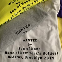 WANTED SAMPLE tees