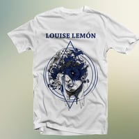 Louise Lemón T-shirt White and Blue Edition
