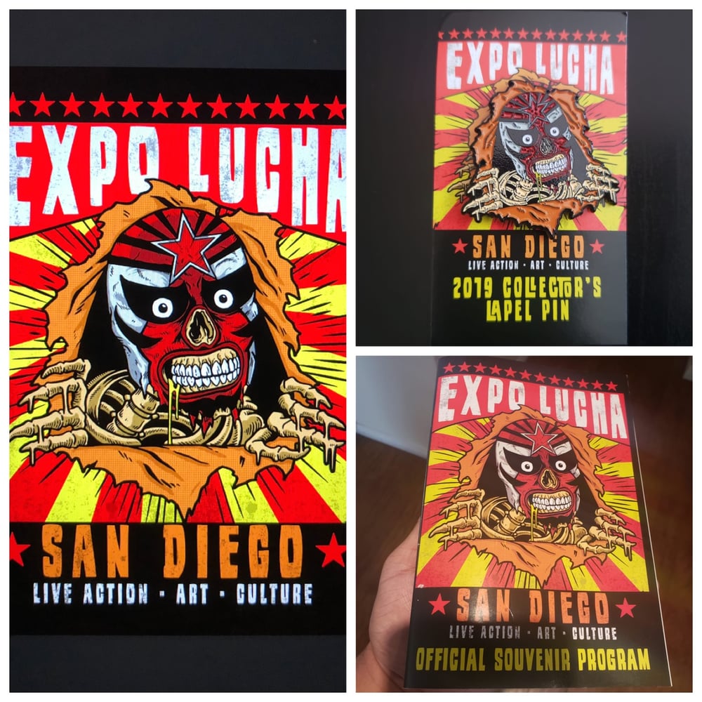 Image of Expo Lucha 2019 Pin/Progam Pack 